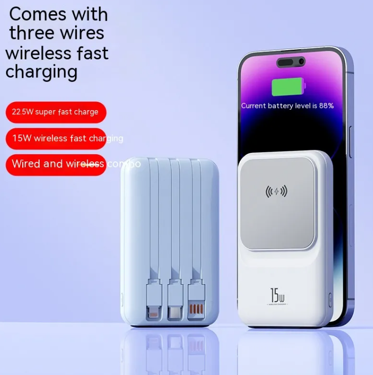 10000mAh Magnetic Wireless Charger Power Bank