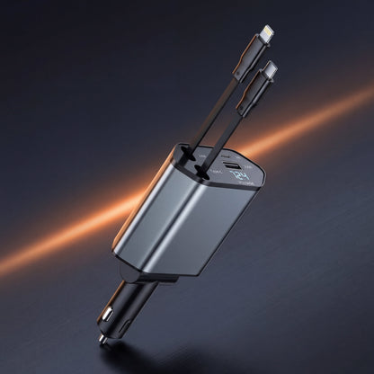 120W Retractable Car Charger